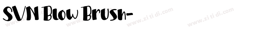 SVN Blow Brush字体转换
